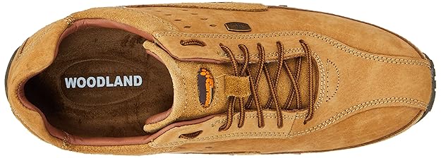 Woodland Men's Lace Up Sneaker Shoes (CAMEL)