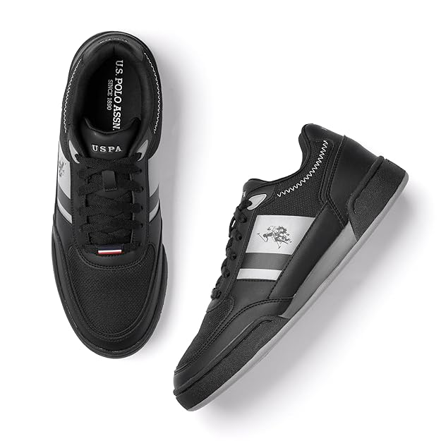 US Polo Association Men LUIS Driving Shoes (Black)