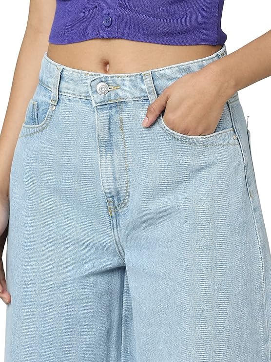 ONLY Women's Loose High Rise Jeans