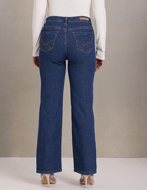 U.S. POLO ASSN. Women's Mid Rise Relaxed Jeans