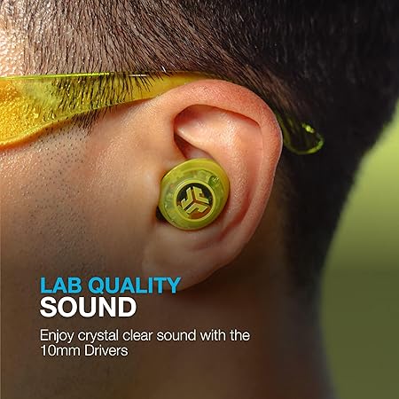 Lab Go Pop ANC Active Noise Cancelling Earbuds, Bluetooth Earphones, 24+ Hr Playtime (4 Color options)