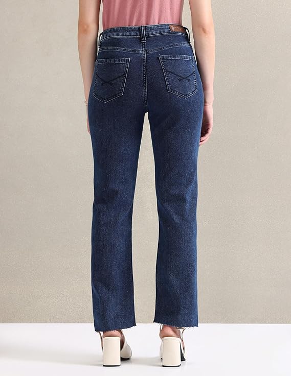 U.S. POLO ASSN. Women's Straight Fit High Rise Jeans