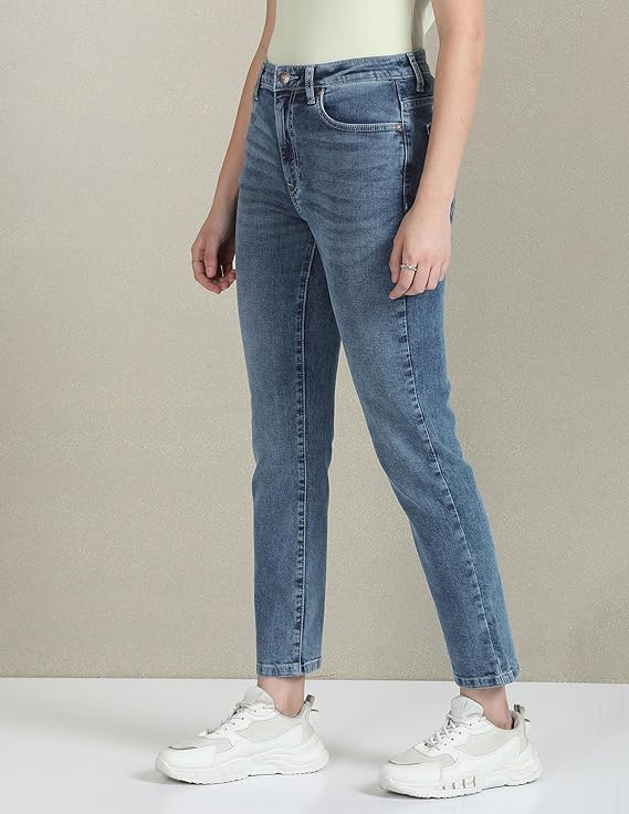 U.S. POLO ASSN. Women's Slim Fit High Rise Jeans