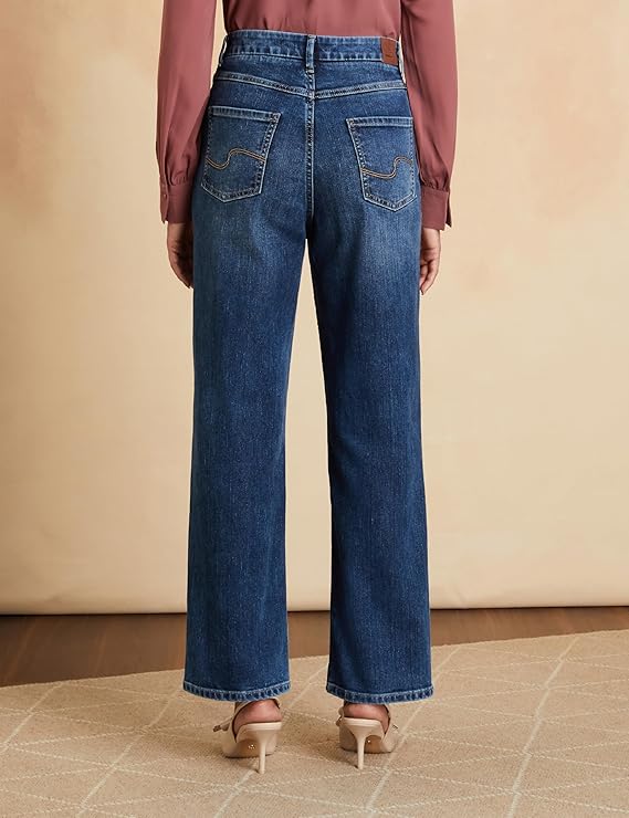 Symbol Premium Women's Straight fit Jeans (High Rise | Full Length)