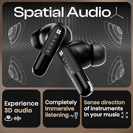 Boult Klarity 3 6-Mic Hybrid ANC (Upto 50dB) in Ear Earbuds, 50H Playtime (2 Color options)