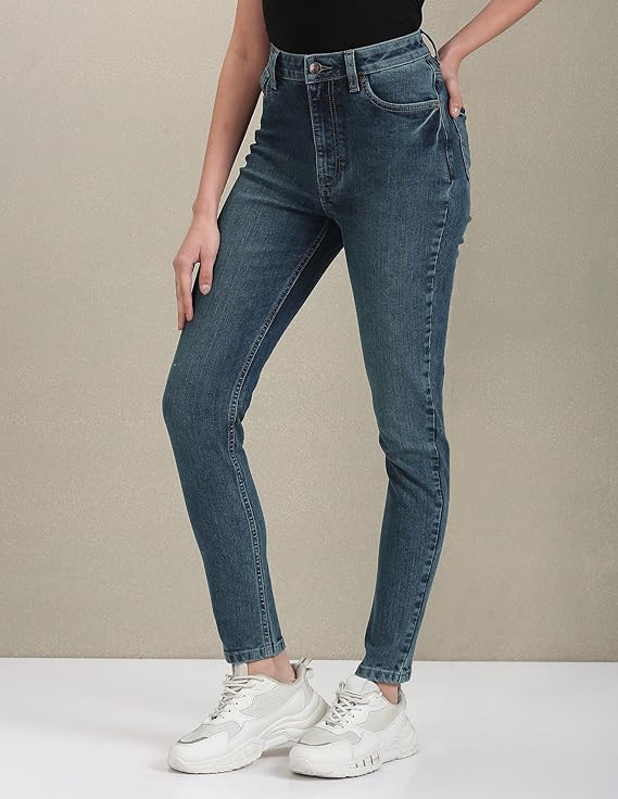 U.S. POLO ASSN. Women's Skinny Fit High Rise Jeans