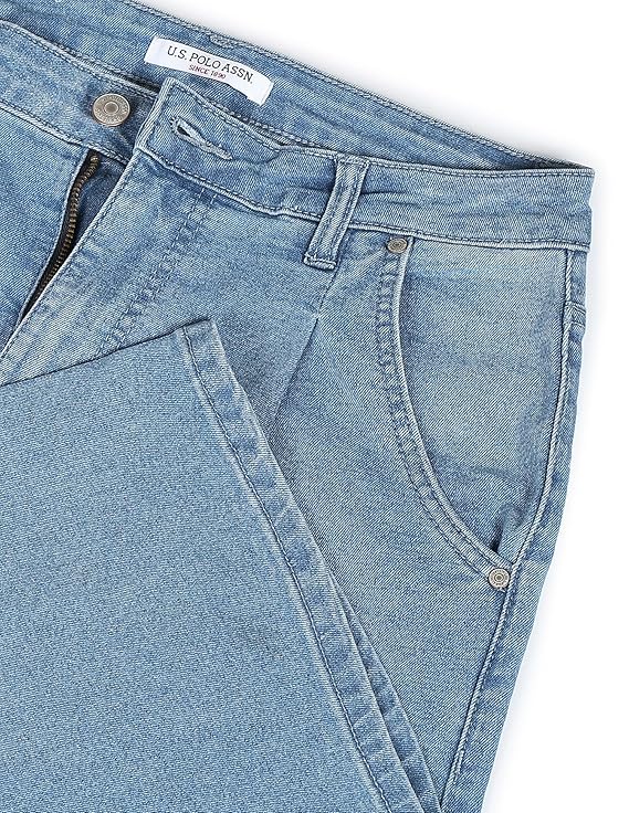 U.S. POLO ASSN. Women's Regular Fit High Rise Jeans