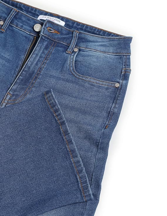 U.S. POLO ASSN. Women's Regular Fit High Rise Jeans
