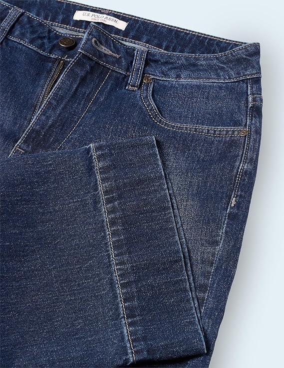 U.S. POLO ASSN. Women's Mid Rise Loose Jeans