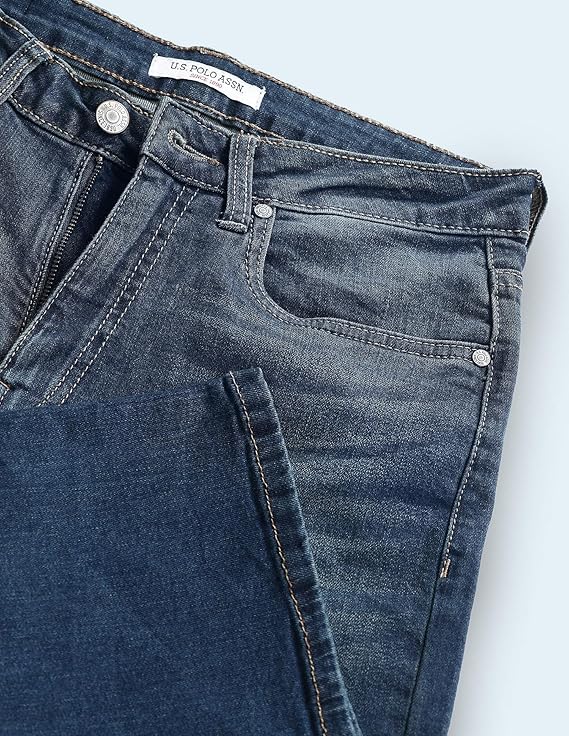 U.S. POLO ASSN. Women's Loose High Rise Jeans
