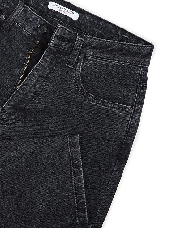 U.S. POLO ASSN. Women's Regular Fit High Rise Jeans