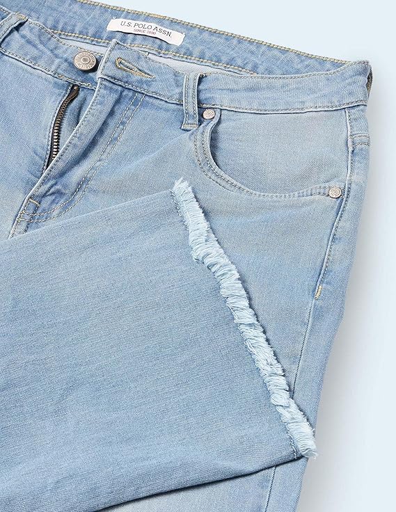 U.S. POLO ASSN. Women's Loose High Rise Jeans