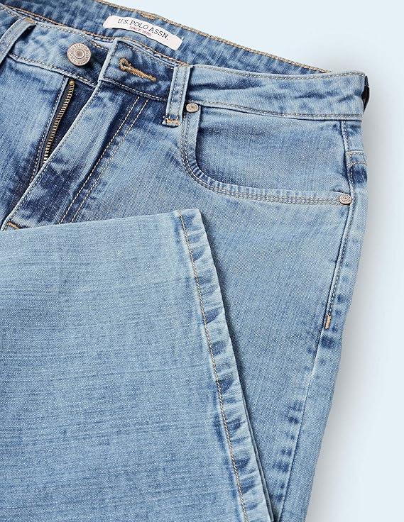 U.S. POLO ASSN. Women's Loose High Rise Jeans