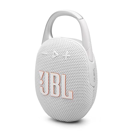 JBL Clip 5, Wireless Ultra Portable Bluetooth Speaker, Pro Sound, 12hrs of Playtime, Integrated Carabiner, Dust & Waterproof, Type C (9 color options)