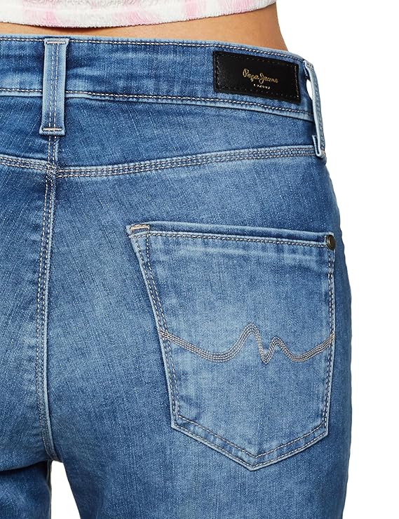 Pepe Jeans Women High Rise Regular Fit Jeans