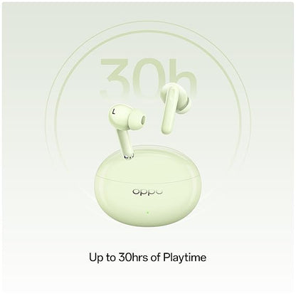 OPPO Enco Air3 Pro True Wireless in Ear Earbuds with Industry First Composite Bamboo Fiber, 49dB ANC, 30H Playtime (Green)