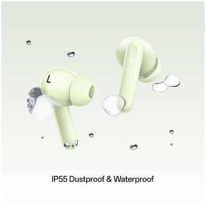 OPPO Enco Air3 Pro True Wireless in Ear Earbuds with Industry First Composite Bamboo Fiber, 49dB ANC, 30H Playtime (Green)