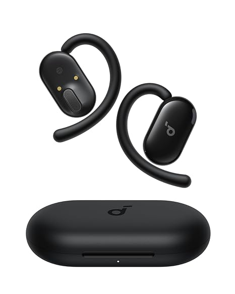soundcore V20i by Anker Open-Ear Headphones, Adjustable Ear Hooks, 36H Playtime, Bluetooth 5.4 Earbuds (3 color options)