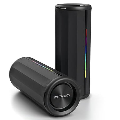 Portronics Nova 40W Portable Bluetooth Speaker with Dual Passive Radiator, Upto 5 Hours Playtime Bluetooth 5.3V, TWS Mode (Black)