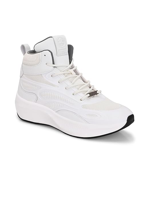 OFF LIMITS Gladiator EXPLOREX Sneakers for Men | Lightweight Breathable Comfortable High-Top Shoes for Men (OFF WHITE)