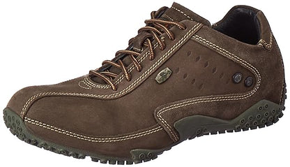 Woodland Men's Lace Up Sneaker Shoes (BROWN)