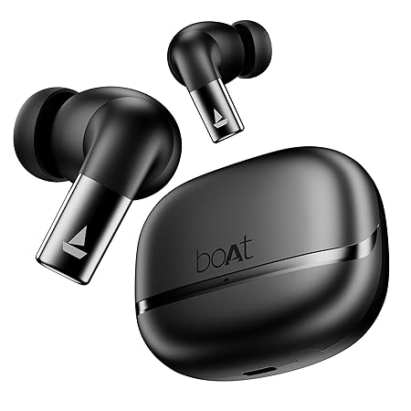 boAt Airdopes Ultra Pro (2025 Launch), 100Hrs Battery, Dual Pairing, 4Mics ENx, v5.3 Bluetooth Earbuds, TWS Ear Buds Wireless Earphones (2 Color options)