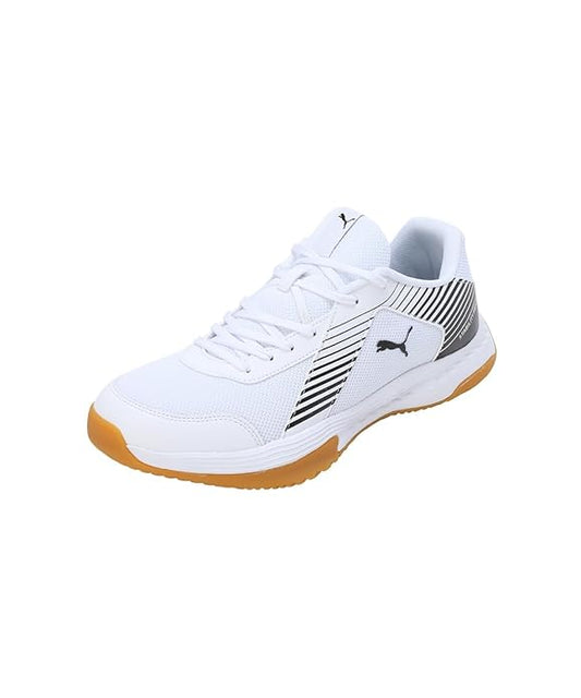 Puma Unisex Adult Badminton Smash Sprint Tennis Shoe (WHITE)