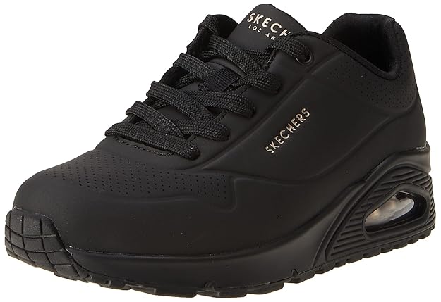 Skechers Women Uno Stand On Air Sneakers (Black)