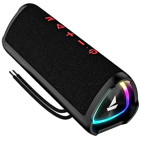 boAt Stone 750 Bluetooth Speaker with 12W Signature Sound, RGB LEDs, Up to 12 hrs Playback, TWS Mode, Bluetooth v5.3 (3 color options)