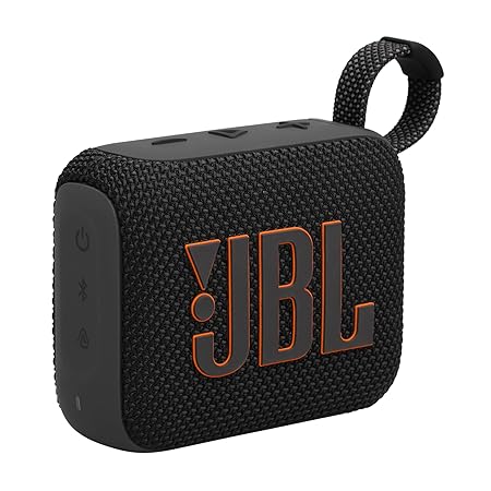 JBL Go 4, Wireless Ultra Portable Bluetooth Speaker, Pro Sound, Vibrant Colors, Water & Dust Proof, Type C (7 color options)
