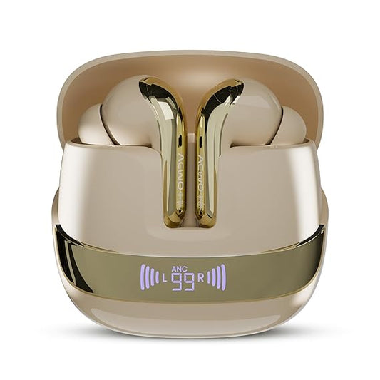 ACwO DwOTS 747 TWS Earbuds | Dual Device Connectivity | ANC 32dB | 4 AI-ENC Mics | 65H Playback (3 color options)