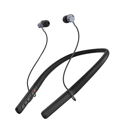 DIGGINGSOUND Hearing Aids, Neckband Hearing Aids with Bluetooth, Hearing Aid Amplifier for Seniors (Black)