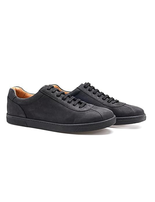 Symbol Premium Mens Smart Casual Nubuck Leather Sneakers