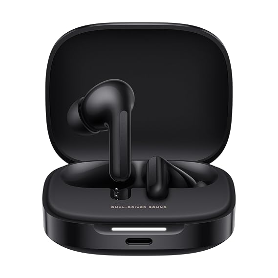 Redmi Buds 6, Dual Driver TWS in Ear Earbuds, 49dB Hybrid Active Noise Cancellation, 42 Hrs Playtime (3 color options)