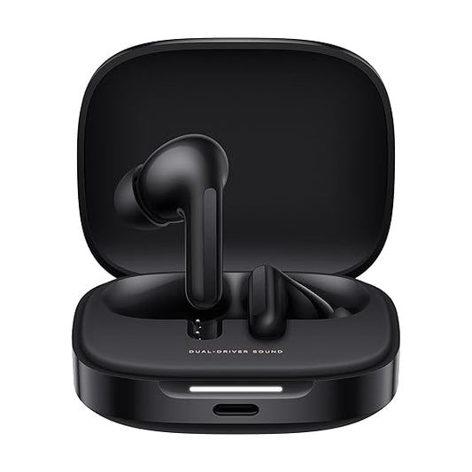 Redmi Buds 6, Dual Driver TWS in Ear Earbuds, 49dB Hybrid Active Noise Cancellation, 42 Hrs Playtime (3 color options)