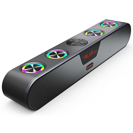 CrossBeats Blaze B30 Bluetooth 30W Soundbar Gaming RGB Light | AUX, BT, SD Card, USB &FM I 8 Hrs Playtime Fast Charge| TWS Pairing