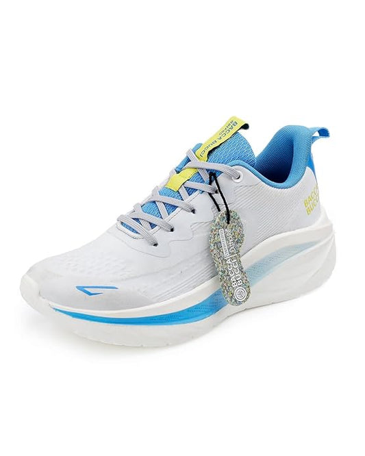 Bacca Bucci Men Mesh Lace Up Running Shoes (Grey)