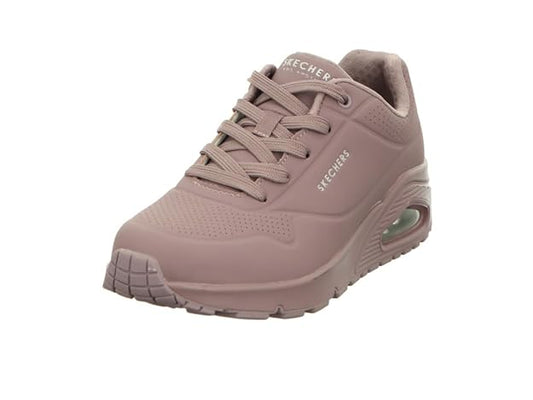 Skechers Women Uno Stand On Air Sneakers (Dark Mauve)