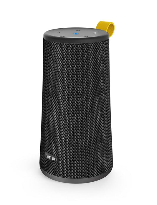 EarFun UBOOM Bluetooth Speaker, [24W Stereo Sound] Boom Bass, 360° Surround Sound, 24Hrs, Portable Wireless Speaker (Black)