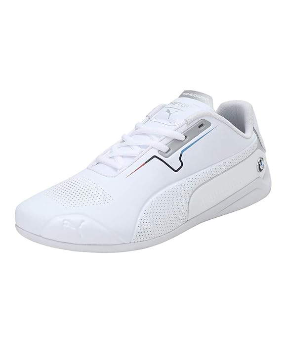 Puma Mens Scuderia Ferrari Drift Cat 8 Shoes Sneaker (White)