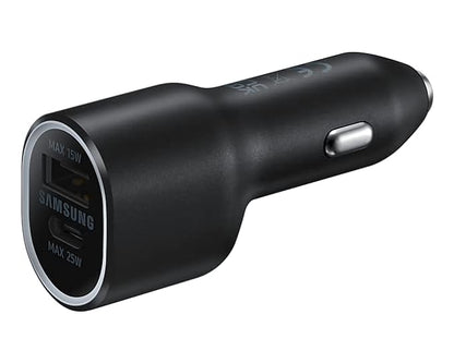 Samsung Original Car Charger Duo (40W, Black)