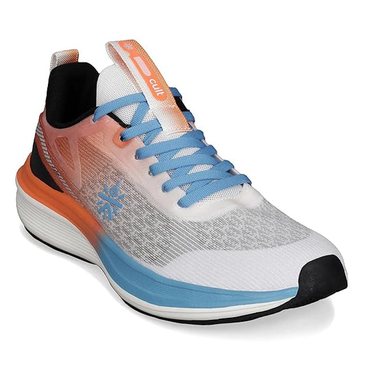 Cult Women's Aetheris Running Shoes (White & Orange)