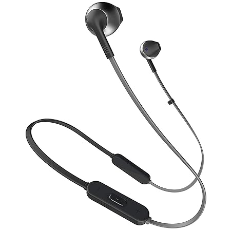 JBL T205BT by Harman Wireless Bluetooth in Ear Neckband Headphones with Mic (2 color options)
