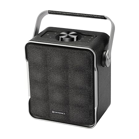 Portronics Harmony II 60W HD Sound Portable Bluetooth 5.3V Speaker, Bass Boost Technology, Upto 5 Hours Playtime, USB/AUX in, Type C Fast Charging (2 color options)
