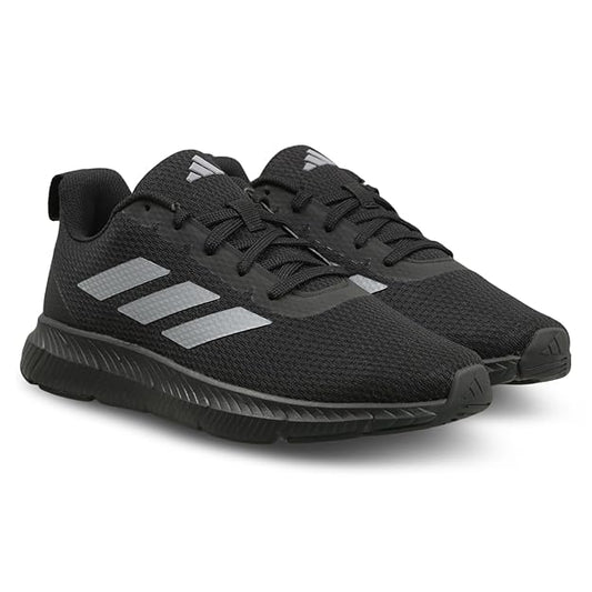 adidas Men Lace Up Running Shoes (Black)