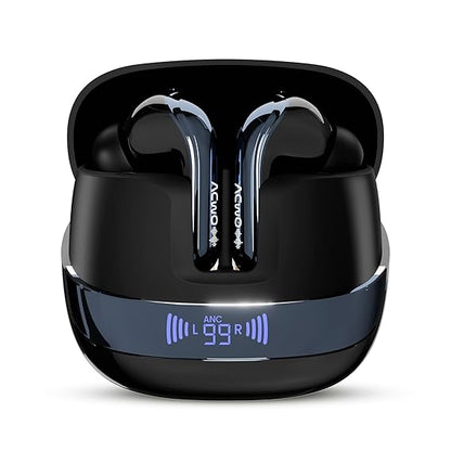 ACwO DwOTS 747 TWS Earbuds | Dual Device Connectivity | ANC 32dB | 4 AI-ENC Mics | 65H Playback (3 color options)