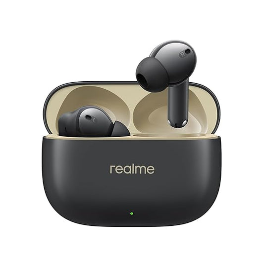 realme Buds T300 Truly Wireless in Ear Earbuds with 30dB ANC, 360° Spatial Audio Effect, Upto 40Hrs Battery (2 Color options)