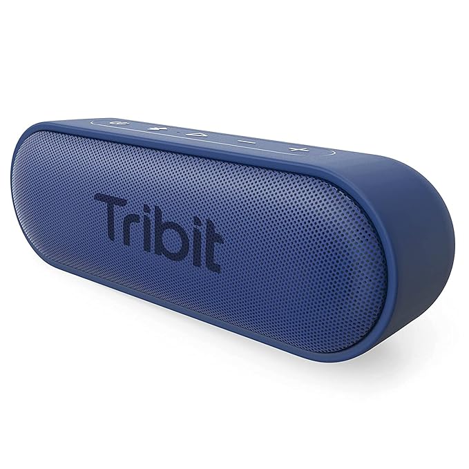 Tribit Updated Version XSound Go Wireless Bluetooth 5.3 Speakers with Loud Stereo Sound & Rich Bass 16W,24H Playtime,150 ft Bluetooth Range (3 color options)