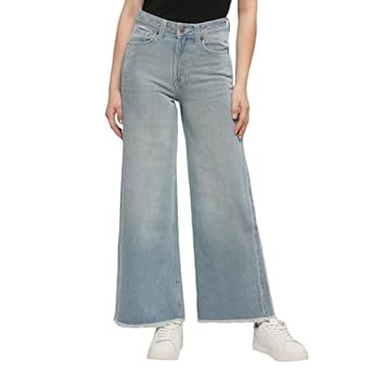 Pepe Jeans Women's Straight Fit High Rise Jeans
