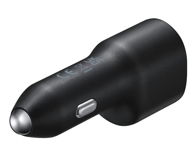 Samsung Original Car Charger Duo (40W, Black)